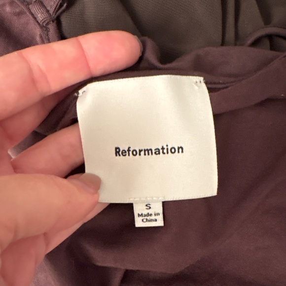NWT Reformation Reese dress in Grey - Picture 10 of 13